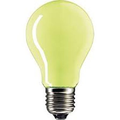 Лампа накаливания 15w A55 E27 YE(желт)(Philips)